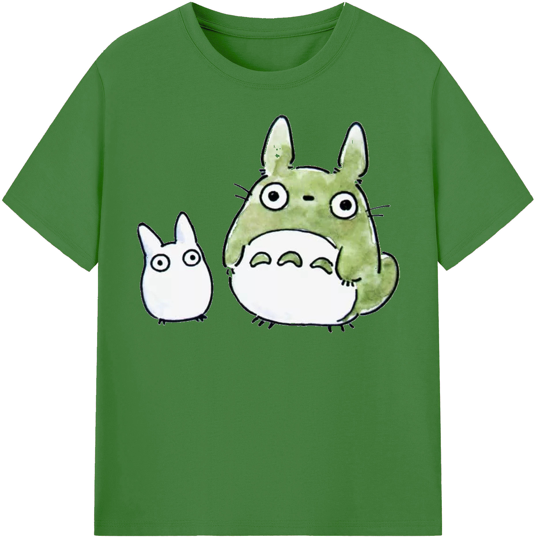 （画像用） となりのトトロ 草壁メイ 草壁サツキ My Neighbor Totoro Satsuki Kusakabe Mei Kusakabe レディースカジュアルプリントTシャツ（綿100％）
